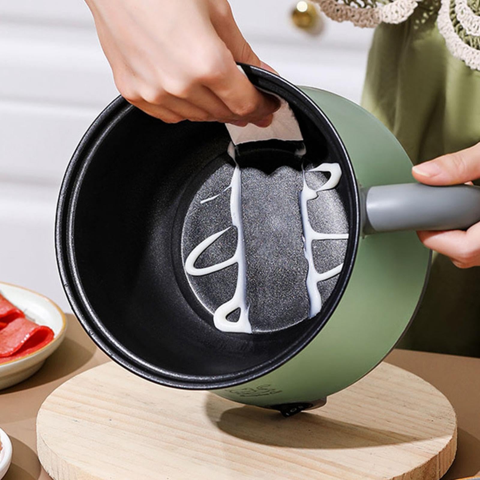 KLKCMS Cozinheiro de macarrão elétrico com vaporizador e